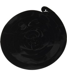 Stunning Jet Black Swirl Party Decorations – 22″ Pack of 12