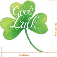 St Patricks Day Decorations,St Window Clings 122 PCS Green
