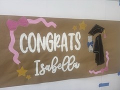 Customizable Hand Painted Banner for Any Occasion, Painted birthday banner 3×5