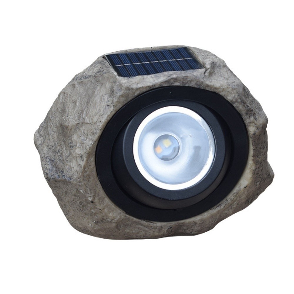 Waterproof Solar Stone Light IP65 LED for Garden Patio and Pathway Outdoor Use