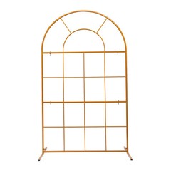 Gold Metal Arch Stand Balloon Backdrop Stand Plant Stand Garden Holder Rack