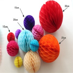 3xLight Gray 8″ HoneyComb Round Tissue Paper Lantern Balls Pom Poms Wedding