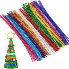 100Pcs Mixed Color DIY Metal Wire Christmas Tree Decoration Birthday Home Party