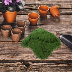 1 Pack Durable Artificial Moss for Crafts Green Decorative Moss for Terrariums