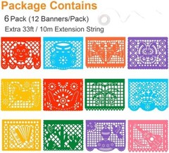 6Pcs Cinco de Mayo Banner Mexican Party Decor Fiesta Celebration Supplies Decor