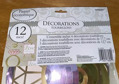LOVE SWIRL DECORATIONS (12) ~ WEDDING/ENGAGEMENT Party Supplies Decorations NIP