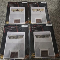 4 Packs Halloween Decoration Ceiling Decor 4′ X 2′ Spiders Fan
