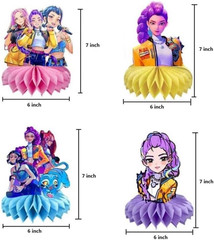 Kpop Demon Hunter Birthday Party Supplies and Decorations for 16 Guests – Banner