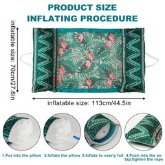 2 Packs Pool Hammock Floats for Adults Iflatable Pool Chair Floats 4-in-1 Mul…