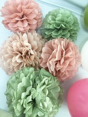 Happy Decorations for Girls with Jumbo Number Balloons Tissue Pompoms Lantern…