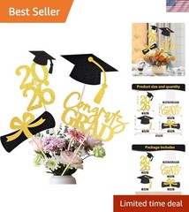 20 PCS 2026 Graduation Party Decorations Set,Class of 2026 Double Sided Gradu…