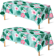 Luau Party Decorations – Plastic Tablecloth for Tropical Party Decorations | Haw