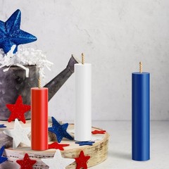 4th of July Decorations Set – 3 Pcs Wooden Patriotic Centerpieces, USA Firework