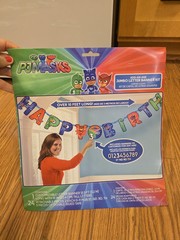 PJ Masks Birthday Party Decoration Personalize Banner Backdrop Candles Napkins