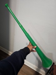 28″ GREEN COLLAPSIBLE STADIUM HORN (Events & Parades)