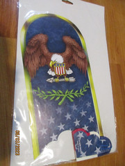 11″ Eagle Patriotic Honeycomb Decoration 1999 Paper Fantasies NOS