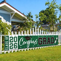 2026 Graduation Yard Sign, Large Congrats Grad Yard Banner Class of 2026 Bann…