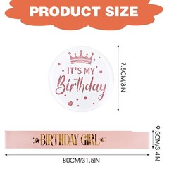 Birthday Decorations Set – Perfect for Girl’s Birthdays