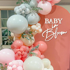 Baby in Bloom Sign, 16”X24” Felt Letter Baby Shower Sign Baby in Bloom Party Dec