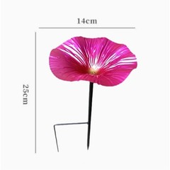 Sturdy Iron Flower Shaped Bird Feeder Bath for Garden Wildlife Support