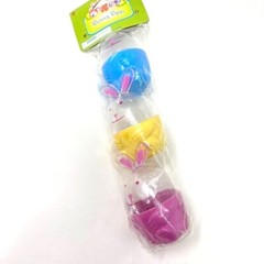 Easter Large Plastic Fillable Eggs Carrot Bunny Frog Hippo Various