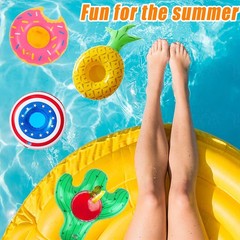 18 Pack Inflatable Drink Holders, Drink Floats Inflatable Pool Cup Holder Coa…