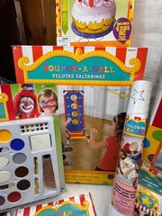 Large lot of carnival theme birthday party supplies