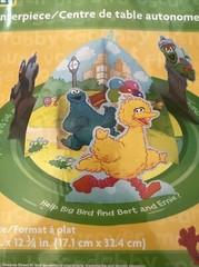 Designware Sesame Street Stand-Up Centerpiece Big Bird Grover Cookie Monster