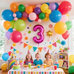 32Pcs Big Balloons 18 Inch Assorted Colors, Round Large Latex Party Balloons …