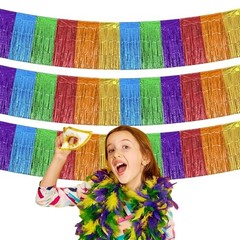 Fiesta Party Decorations – 2 Pack Cinco De purple blue green red orange yellow