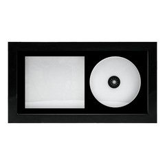 Elegant Solid Wood Frame for Displaying Cherished CD Covers at Home or Office