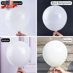 Premium Elegant 140-Pc Matte White Balloon Set for All Occasions – Various Sizes