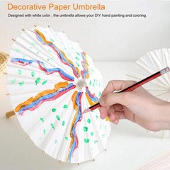 10PCS Parasol Wedding Umbrella Party Favor Bamboo Umbrellas for Bridal4952