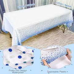 Winrayk Baptism Decorations for Boys Mi Bautizo First Communion Decorations, Blu