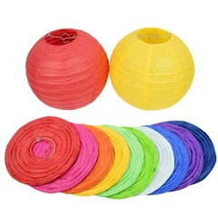 8/12/16Inch Multicolor Round Paper Lantern Chinese Lanterns Ball Wedding Party