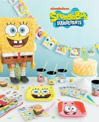 Spongebob Birthday Party Supplie | Spongebob Tableware | Spongebob Decorations