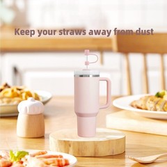 6-Pack 0.4in/10mm Straw Toppers, for Stanley Straw Covers Cap for Tumblers fo…