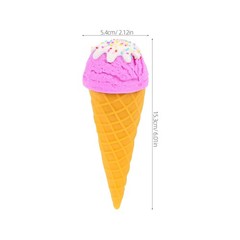 Simulated Ice Cream Cone Model Artificial Food Prop Photography Shop Decor