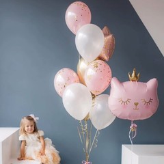 4 Pack Cat Balloons Cat Birthday Party Supplies Kitten Balloon Decor for Cat …