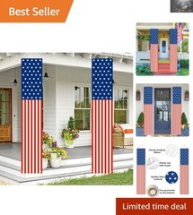 Star & Striped American Flag Banner – Perfect for Memorial and Election Days