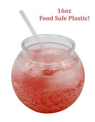 12 Pack – 4 Inch (100mm) Ivy Bowls Clear Plastic Shatterproof