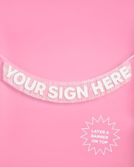 , Party Decorations Light Pink Fringe Banner – 4 ft. | Bachelorette Party Sup…