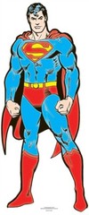 Superman DC Comics Mini Cardboard Cutout / Standup / Standee Superhero Party