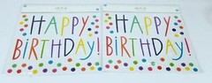 2 Sheets of 47 Count Each – Decorative Wall Art for Any Occasion, Happy Birthday