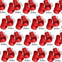 BOXING BIRTHDAY DECORATION INVITE STICKER BANNER WELCOME SIGN DRINK WRAP PAPER
