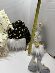 Summer Sunflower Gnome Plush Doll Spring Gnomes Bees Day Easter Party Lot Of 3