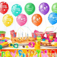 50pcs 12inch Happy Birthday Balloons for Men&Women, Assorted Balloons for Par…