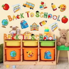 Assorted 51 Paper Cutouts for Back to School – Perfect for Classrooms & Parties