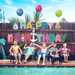 Delightful 16-Piece Birthday Yard Sign Set – Easy Install Outdoor Decorations