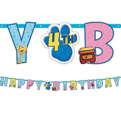 Blues Clues Birthday Party Decorations Age Banner Swirls Centerpiece Table Kit
